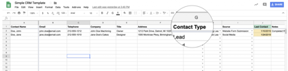 How to Create a Google Sheets CRM