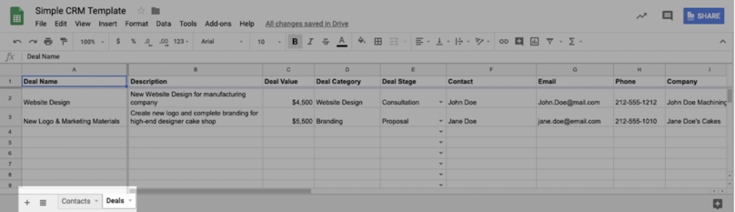 crm-multiple-sheets