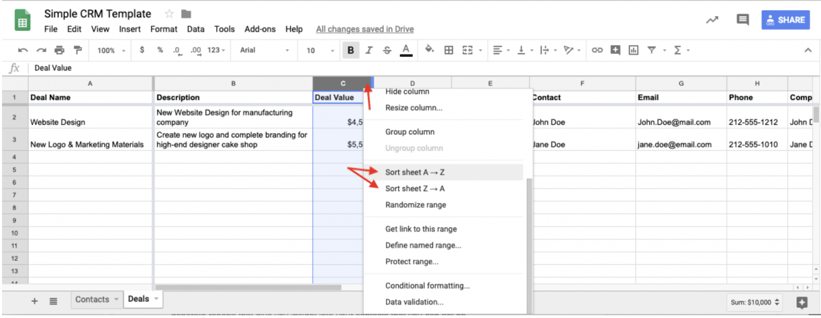 generate-reports-with-google-sheets-crm