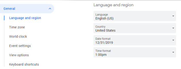 google-calendar-language-and-region-settings
